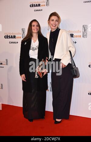 Julie Gayet durante la 43° cerimonia annuale dei Cesar Film Awards tenutasi presso la Salle Pleyel di Parigi, Francia, il 2 marzo 2018. Foto di Berzane-Marechal-Wyters/ABACAPRESS.COM Foto Stock