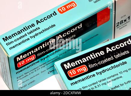 Memantina Accord - trattamento per il morbo di Alzheimer Foto Stock