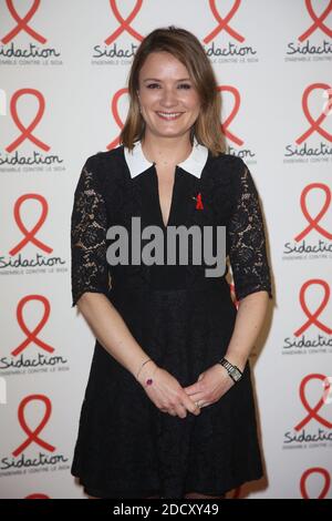 Pascale de la Tour du pin in posa ad una fotocellula per la festa di lancio della 2018 Sidaction tenutasi al Musee du quai Branly a Parigi, Francia 05 marzo 2018. Foto di Jerome Domine/ABACAPRESS.COM Foto Stock