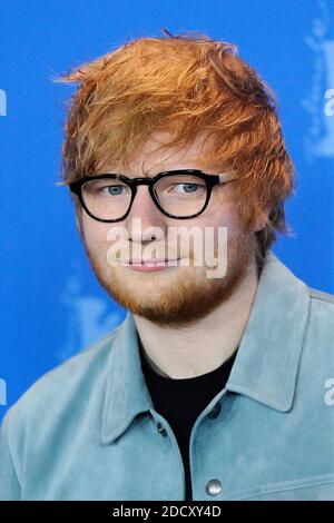 Ed Sheeran partecipa al compositore Photocall durante il 68° Festival Internazionale del Cinema di Berlino (Berlinale) a Berlino, Germania, il 23 febbraio 2018. Foto di Aurore Marechal/ABACAPRESS.COM Foto Stock