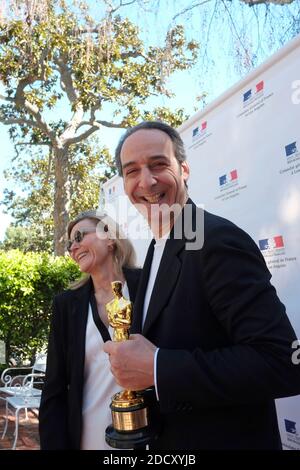 Il compositore Alexandre Desplat ha vinto il premio "Shape of Water" al Residence de France di Beverly Hills, California, il 5 marzo 2018. Foto di Lionel Hahn/Abacapress.com Foto Stock