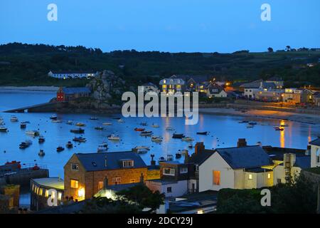 Hugh Town, St Mary s, Isles of Scilly, Inghilterra Foto Stock