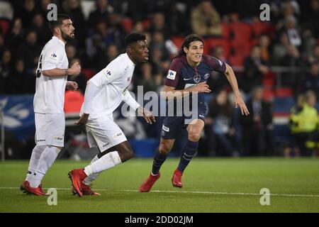 Edinson Cavani, uruguayano di Parigi, durante la partita di calcio della Coppa di Francia del 16 tra Paris Saint-Germain (PSG) e Guingamp (EAG) allo stadio Parc des Princes di Parigi il 24 gennaio 2018. Foto di Eliot Blondt/ABACAPRESS.COM Foto Stock