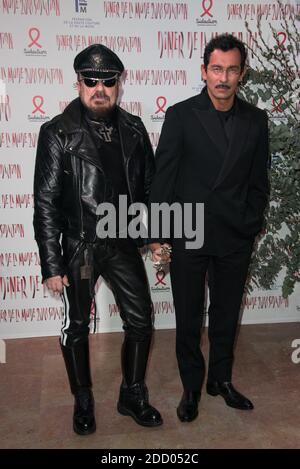 Peter Marino, Haider Ackermann partecipa alla sedicesima edizione della settimana della moda di Parigi, il 25 gennaio 2018. Foto di Alban Wyters/ABACAPRESS.COM Foto Stock