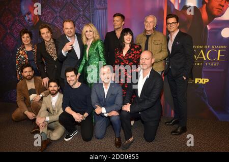 Cody Fern, Edgar Ramirez, Darren Criss, Max Greenfield, Judith Light, Matt Bomer e Ricky Martin partecipano alla proiezione di FX 'l'assassinio di Gianni Versace: American Crime Story' il 19 marzo 2018 a Los Angeles, California. Foto di Lionel Hahn/AbacaPress.com Foto Stock