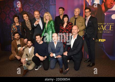 Cody Fern, Edgar Ramirez, Darren Criss, Max Greenfield, Judith Light, Matt Bomer e Ricky Martin partecipano alla proiezione di FX 'l'assassinio di Gianni Versace: American Crime Story' il 19 marzo 2018 a Los Angeles, California. Foto di Lionel Hahn/AbacaPress.com Foto Stock