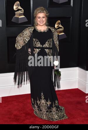 Kelly Clarkson partecipa al 60° premio annuale GRAMMY al Madison Square Garden il 28 gennaio 2018 a New York City. Foto di Lionel Hahn/ABACAPRESS.COM Foto Stock