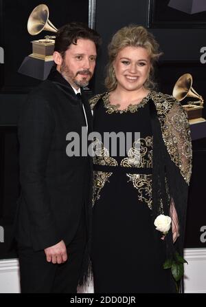Kelly Clarkson partecipa al 60° premio annuale GRAMMY al Madison Square Garden il 28 gennaio 2018 a New York City, NY, USA. Foto di Lionel Hahn/ABACAPRESS.COM Foto Stock