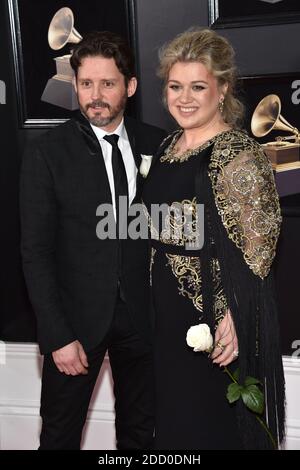 Kelly Clarkson partecipa al 60° premio annuale GRAMMY al Madison Square Garden il 28 gennaio 2018 a New York City. Foto di Lionel Hahn/ABACAPRESS.COM Foto Stock