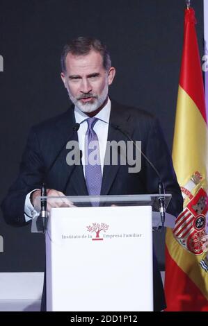 Madrid, Spagna. 26 Ottobre 2020. 26-10-2020 Madrid King Felipe durante la cerimonia di apertura del 23° congresso nazionale dell'economia familiare (Congreso Nacional de la Empresa Familiar) presso la Casa America di Madrid. ' PPE/Thorton //PICTUREPRESSEUROPE 18120006/2010261815/Credit:PPE/SIPA/2010261816 Credit: CORDON PRESS/Alamy Live News Foto Stock