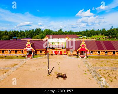 Centro storico e culturale Russky Park a Pereslavl Zalessky o Pereslavl-Zalessky, anello d'oro della Russia Foto Stock