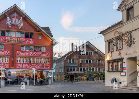 Appenzell, Appenzell Innerrhoden, Svizzera, Europa Foto Stock