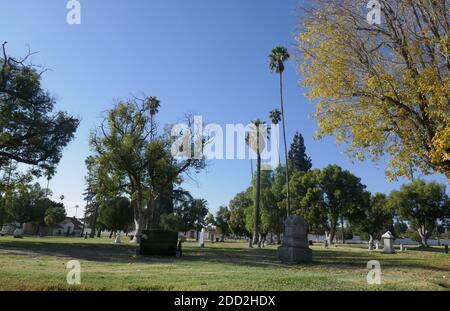 Glendale, California, USA 18 novembre 2020 UNA vista generale dell'atmosfera del Grand View Memorial Park il 18 novembre 2020 a 1341 Glenwood Road a Glendale, California, USA. Foto di Barry King/Alamy Stock foto Foto Stock