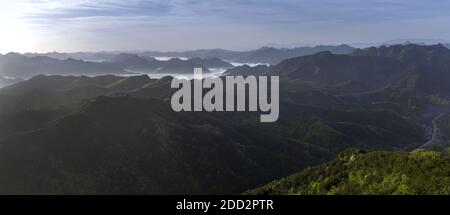 Ad ovest di henan funiu al mattino Foto Stock