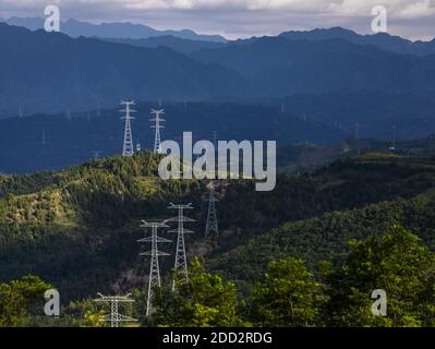 Distretto di Funiu delle reti elettriche rurali henan occidentali Foto Stock