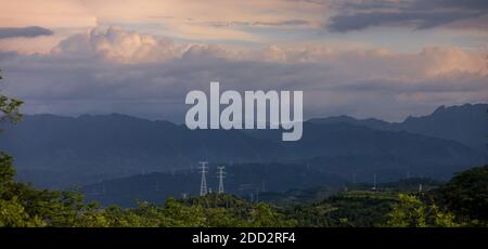 Distretto di Funiu delle reti elettriche rurali henan occidentali Foto Stock