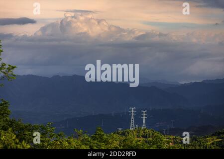 Distretto di Funiu delle reti elettriche rurali henan occidentali Foto Stock