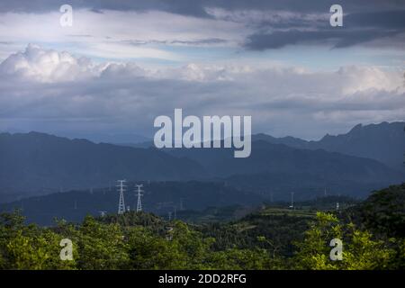 Distretto di Funiu delle reti elettriche rurali henan occidentali Foto Stock