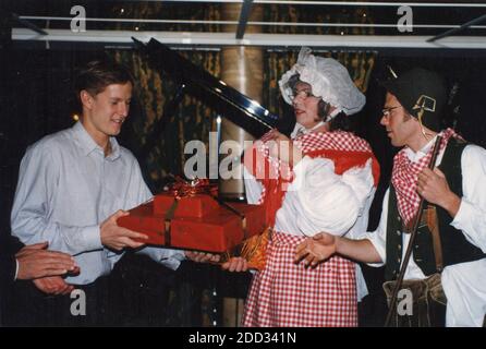 Il tennista russo Yevgeny Kafelnikov, anni '90 Foto Stock
