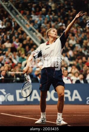 Il tennista russo Yevgeny Kafelnikov, anni 2000 Foto Stock