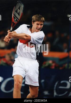 Il tennista russo Yevgeny Kafelnikov, anni 2000 Foto Stock