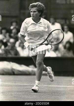 Tennista italiano Laura Golarsa, anni ottanta Foto Stock