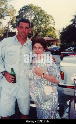 Tennista ecuadoriano Andres Gomez, 1996 Foto Stock