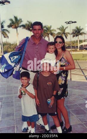 Tennista ecuadoriano Andres Gomez, 1996 Foto Stock