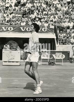 Il tennista ecuadoriano Andres Gomez, anni ottanta Foto Stock