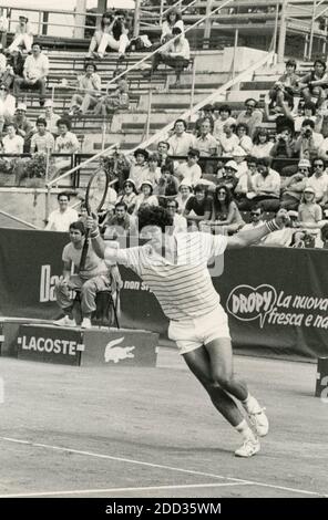 Il tennista ecuadoriano Andres Gomez, anni ottanta Foto Stock