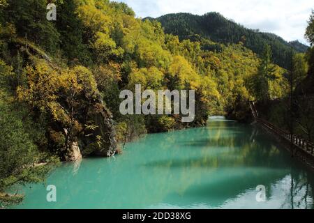 Gansu provincia zhuoni valle gola Foto Stock