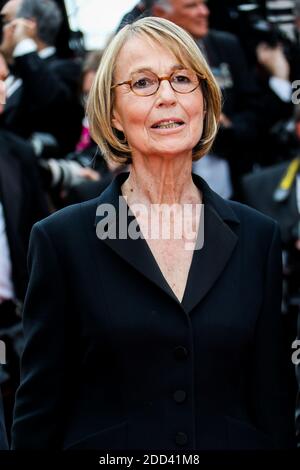 Il Ministro francese della Cultura Francoise Nyssen partecipa alla proiezione di "Everybody Knows (Todos lo Saben)" e al gala di apertura durante il 71esimo Festival annuale del Cinema di Cannes al Palais des Festivals, l'8 maggio 2018 a Cannes, Francia. Foto di David Boyer/ABACAPRESS.COM Foto Stock