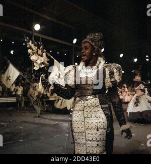 Karneval in Rio de Janairo, Brasilien 1966. Il carnevale di Rio de Janairo, brasile 1966. Foto Stock