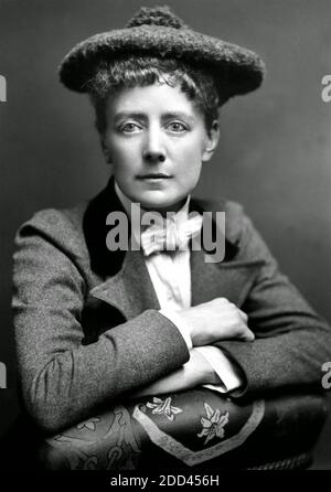 ETHEL SMYTH (1858-1944) compositore inglese attivo nel movimento a suffragio femminile. Circa 1901. Foto Stock