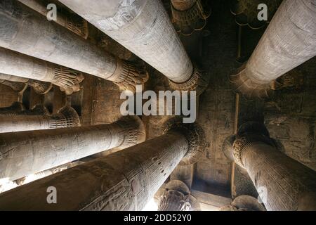 TEMPIO DI KHNUM, EGITTO Foto Stock