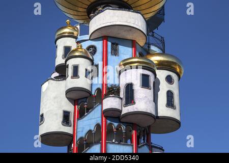 Geografia / viaggio, Germania, Baviera, Abensberg, Kuchlbauer Tower la birreria Kuchlbauer ad Abensberg, bassa Baviera, libertà di panorama Foto Stock