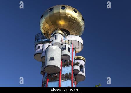 Geografia / viaggio, Germania, Baviera, Abensberg, Kuchlbauer Tower la birreria Kuchlbauer ad Abensberg, bassa Baviera, libertà di panorama Foto Stock