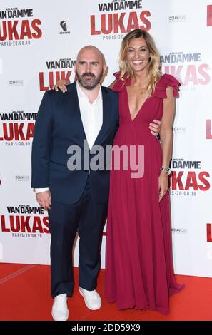 Julien Leclercq e Sveva Alviti frequentano la prima Lukas (il Bouncer) all'Opera Gaumont di Parigi, Francia, il 20 agosto 2018. Foto di Alain Apaydin/ABACAPRESS.COM Foto Stock