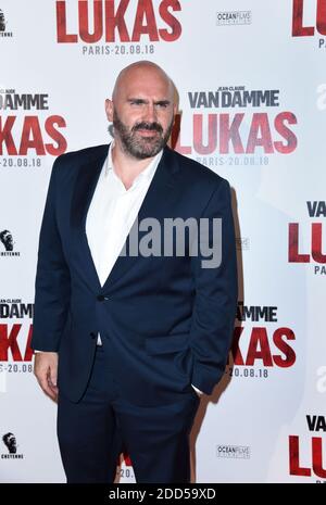 Julien Leclercq partecipa a Lukas (il Bouncer) Premiere all'Opera Gaumont a Parigi, Francia il 20 agosto 2018. Foto di Alain Apaydin/ABACAPRESS.COM Foto Stock