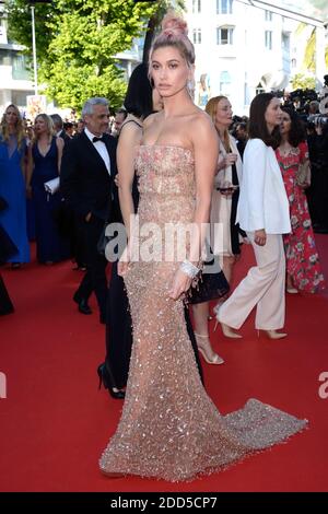 Hailey Rhode Baldwin partecipa alla Premiere Les Filles du Soleil (Girls of the Sun) tenutasi al Palais des Festivals nell'ambito del 71esimo Festival annuale del Cinema di Cannes il 12 maggio 2018 a Cannes, Francia. Foto di Aurore Marechal/ABACAPRESS.COM Foto Stock