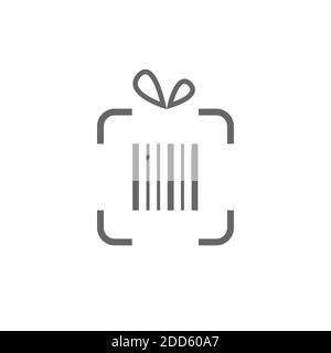 Casella Codice a barre presente Illustrazione Vettoriale