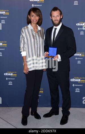 Sonia Rolland e Chris Overton partecipano all'ottava cena di Nuits en o Gala organizzata dall'Accademia Cesar all'UNESCO a Parigi, in Francia, il 11 giugno 2018. Foto di Aurore Marechal/ABACAPRESS.COM Foto Stock