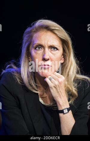 L'amministratore delegato di radio France Sibyle Veil partecipa a una conferenza stampa per presentare il programma 2018/2019 di radio France alla Maison de la radio, a Parigi, il 29 agosto 2018. Foto di ELIOT BLONDT/ABACAPRESS.COM Foto Stock