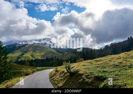 Paesaggio a Sudelfeld in Baviera Foto Stock