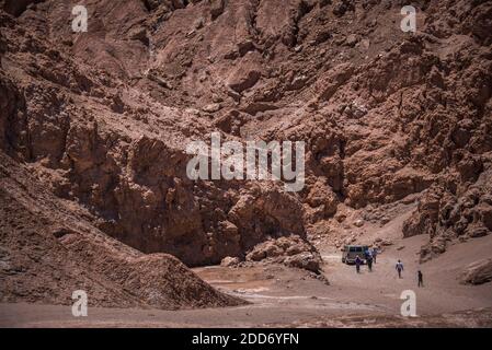 Valle della morte (Valle de la Muerte), San Pedro de Atacama, deserto di Atacama, Cile del Nord, Sud America Foto Stock