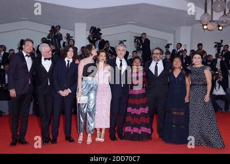 Gabriela Rodriguez, Nancy Garcia Garcia, ospite, Yalitza Aparicio, Alfonso Cuaron, Marina de Tavira, Tess Bu Cuaron, Olmo Teodoro Cuaron, David Linde e Nicolas Celis partecipano alla Roma Premiere nell'ambito del 75° Festival Internazionale del Cinema di Venezia (Mostra) che si terrà a Venezia il 30 agosto 2018. Foto di Aurore Marechal/ABACAPRESS.COM Foto Stock