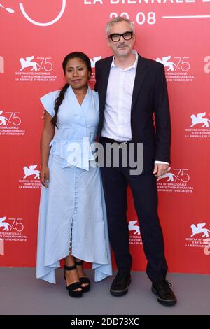 Yalitza Aparicio e Alfonso Cuaron partecipano alla Roma Photocall nell'ambito del 75° Festival Internazionale del Cinema di Venezia (Mostra) a Venezia il 30 agosto 2018. Foto di Aurore Marechal/ABACAPRESS.COM Foto Stock