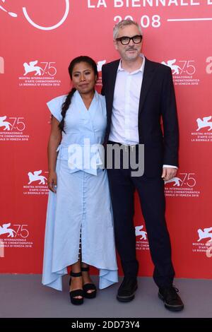 Yalitza Aparicio e Alfonso Cuaron partecipano alla Roma Photocall nell'ambito del 75° Festival Internazionale del Cinema di Venezia (Mostra) a Venezia il 30 agosto 2018. Foto di Aurore Marechal/ABACAPRESS.COM Foto Stock