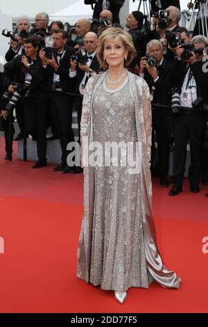 Jane fonda partecipa alla proiezione di 'Blackkklansman' durante il 71esimo Festival annuale del Cinema di Cannes al Palais des Festivals il 14 maggio 2018 a Cannes, Francia. Foto di David Boyer/ABACAPRESS.COM Foto Stock