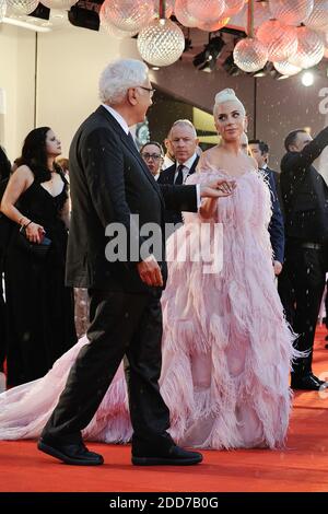 Paolo Barrata e Lady Gaga partecipano A UNA Star nasce Premiere nell'ambito del 75° Festival Internazionale del Cinema di Venezia (Mostra) il 30 agosto 2018. Foto di Aurore Marechal/ABACAPRESS.COM Foto Stock